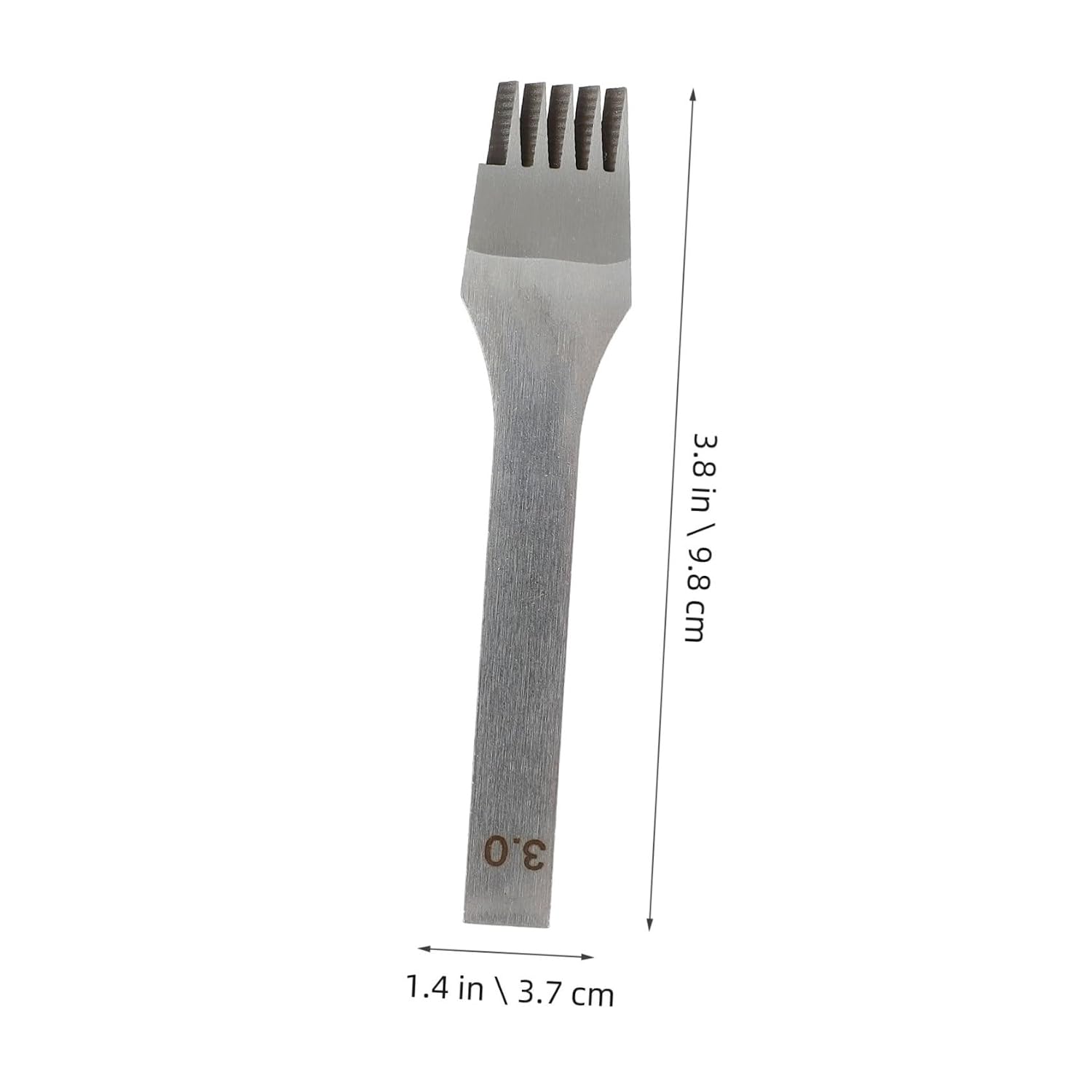 3pcs DIY Stitching Chisel Set Leather Craft Tool Leather Hole Punch Punching Cutters DIY Craft Supplies