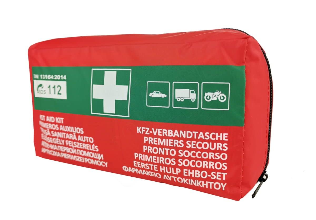 3in1 safety & first aid set car 2022 - kit d'urgence avec triangle d'avertissement gilet de dépannage kit de premiers secours - kit de dépannage de voiture et kit d'accessoires d'ac