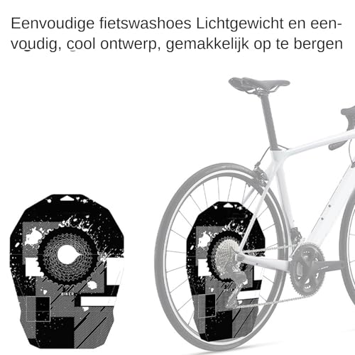 Protector de bicicleta impermeable para evitar manchas de barro dentro de casa 7