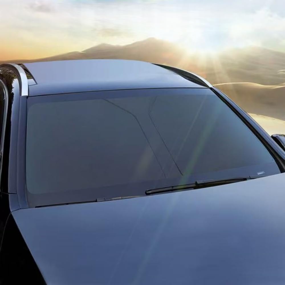 Parasol Coche Delantero para Mercedes-Benz EQC 2020-2025, Parasol para Parabrisas Delantero Set Parasol Coche Cubierta Vetros Laterales Luneta Trasera All Sunshades,E