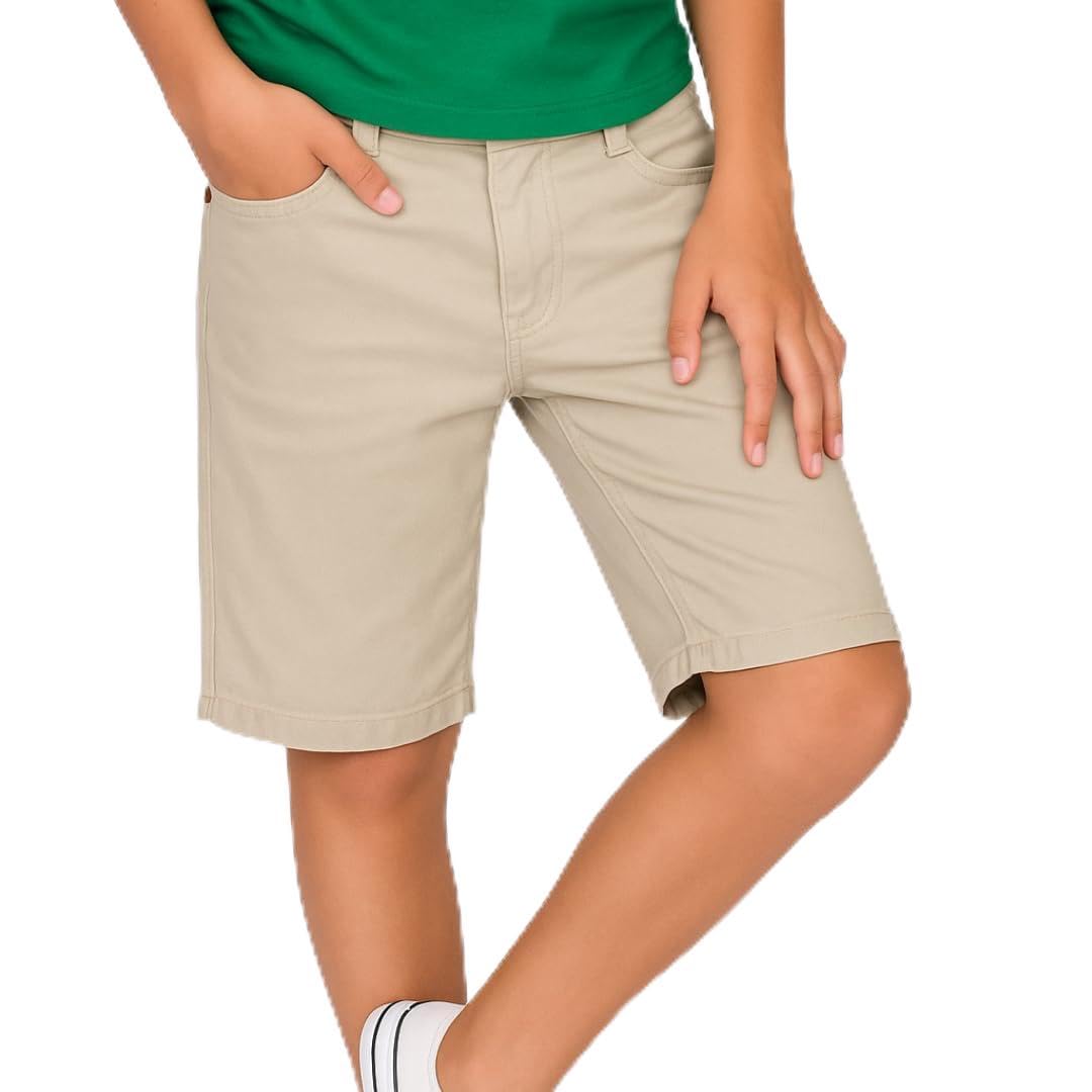 Bermuda Jeans Sarja Masculina Infantil Menino, Cores Branca, Areia e Marrom, com Lycra, 3 Bolsos Frontais, Tamanhos 8-16 Anos em promoção! Veja a oferta e mais achadinhos de Meninos 7 Hoje é o melhor dia para comprar Bermuda Jeans Sarja Masculina Infantil Menino, Cores Branca, Areia e Marrom, com Lycra, 3 Bolsos Frontais, Tamanhos 8-16 Anos com aquele preço maroto! Promoção! Aproveite a oferta! 7