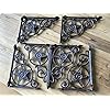 6 Cast Iron Style Star Brackets Garden Braces Shelf Corbels Rustic Primitive drstore
