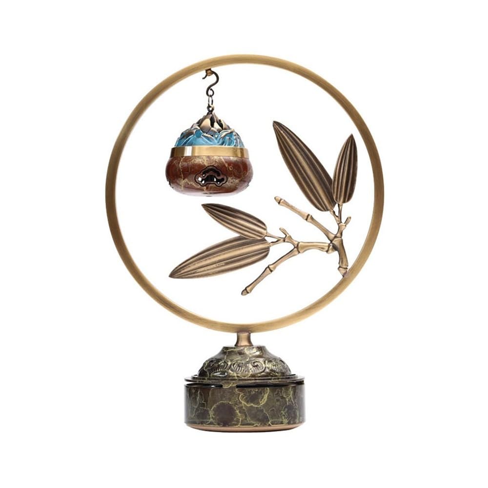 censer Large Indoor Hanging Brass Incense Burner Agarwood Holder For Meditation Yoga Spa Room Decor