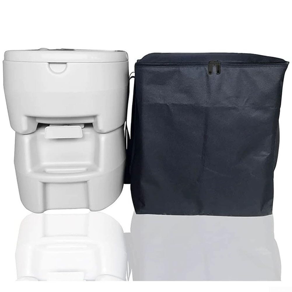 Bolsa de transporte para inodoros portátiles, solución perfecta para almacenar inodoros, ropa, edredones y más durante los viajes (negro)