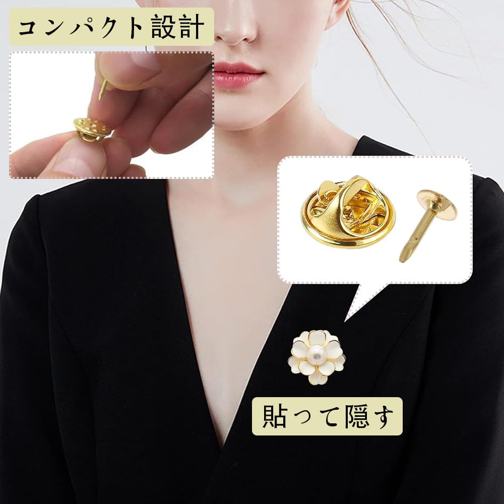 Amazon.co.jp: ピンバッジ金具と針セット ピンバッジのピンバッチ