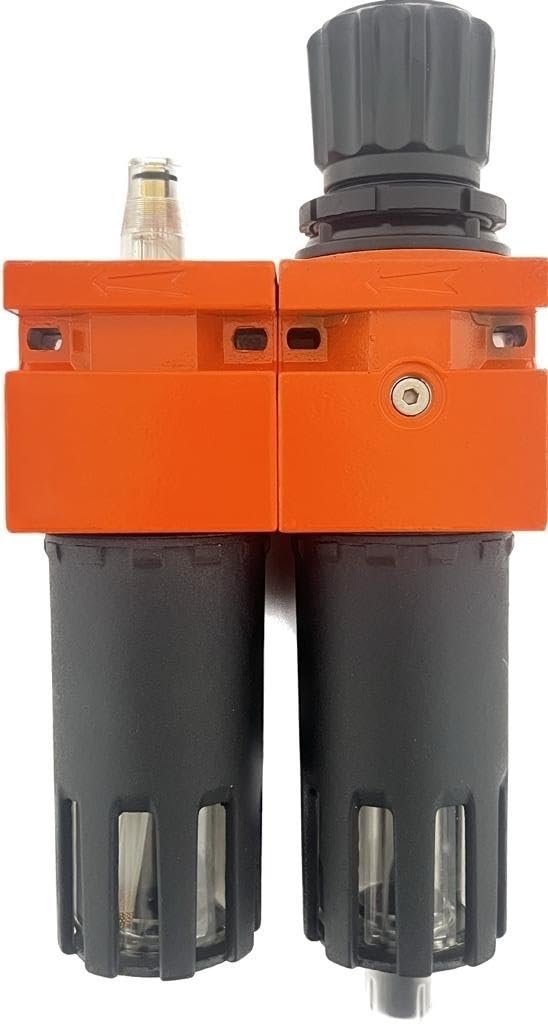 GRUPO FRL 1/2 completo con filtro regulador, lubricador y manómetro 0-12 bar