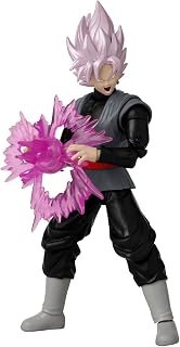 Dragon Ball Stars Power Up Pack Goku Black Rose Anime Figure Articulated Figure With Accessories Bandai Stars Action Figures Anime Gifts And Anime Merch Goku Toy, Multicolor, 17 cm