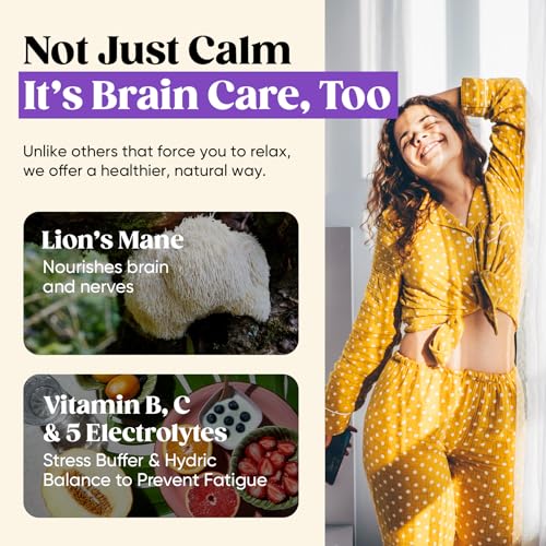 Image of Venture Pal Calm Drink Mix, 12-in-1 Cortisol Reducer & Sleep Aid | Magnesium Glycinate, Ashwagandha, L-Theanine & Vitamin D, Calm Magnesium Powder for Relax & Focus, No Sugar