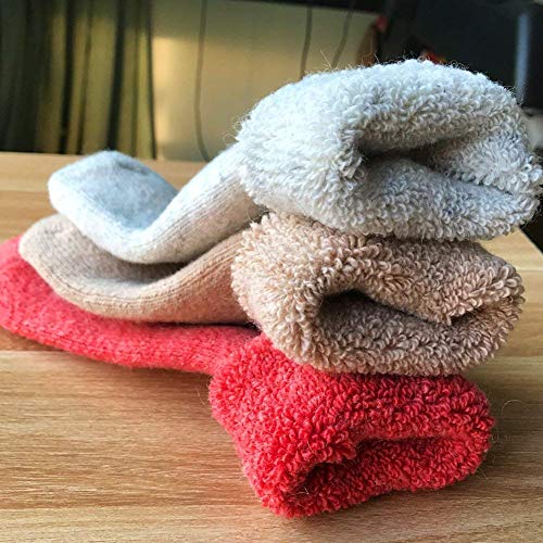 Womens Super Thick Wool Socks - Soft Warm Comfort Casual Crew Winter Socks