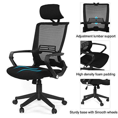 ImpecGear Ergo HQ Mesh Back/Fabric Seats W/Black Frame Easy Folding Fold Out Chairs