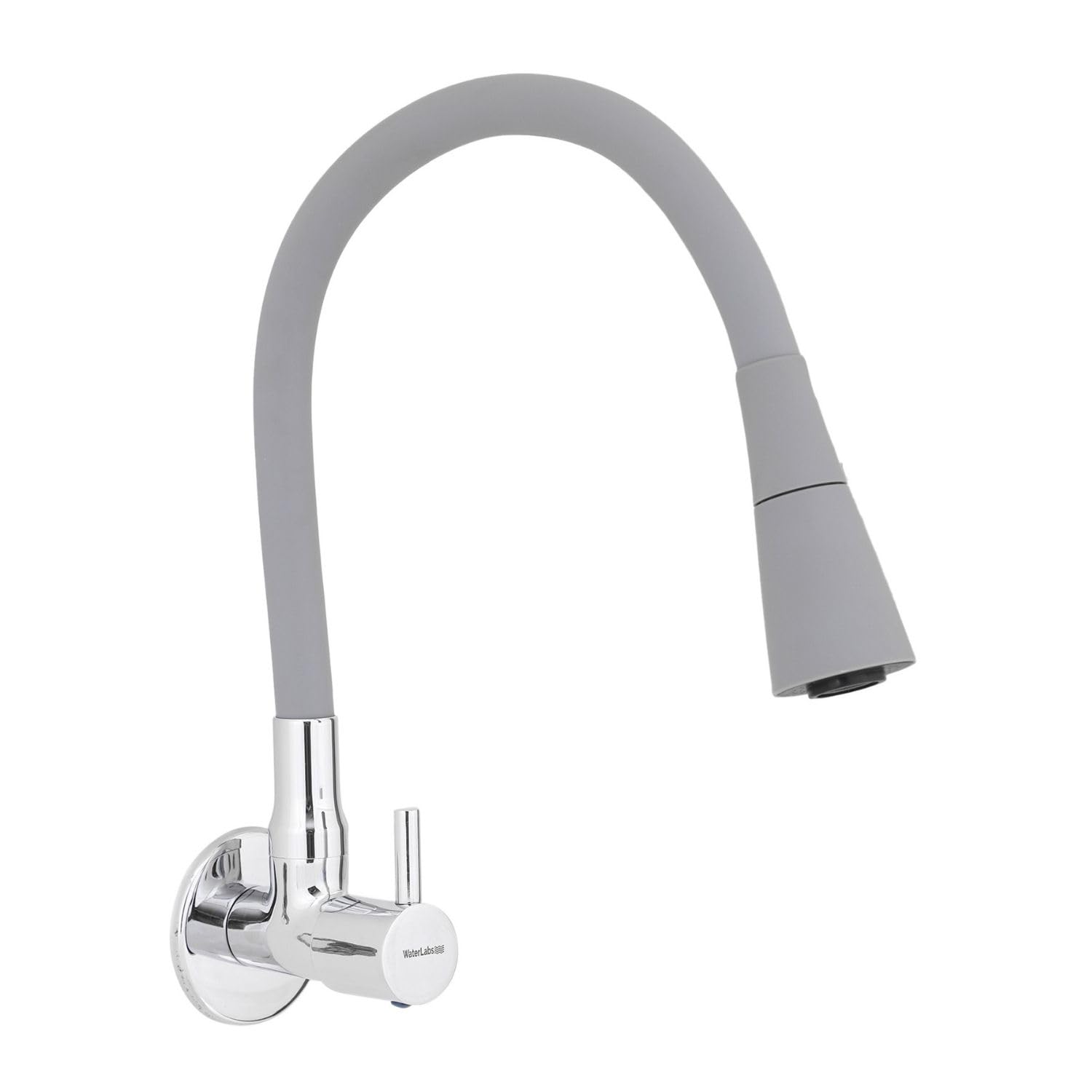 WaterLabs 360° Rotation and Dual Flow Highly Durable Flexible Wrinkle-Free Silicon Material Shower Head Nozzle (Grey) (B09N73QM1C) Amazon Price History, Amazon Price Tracker