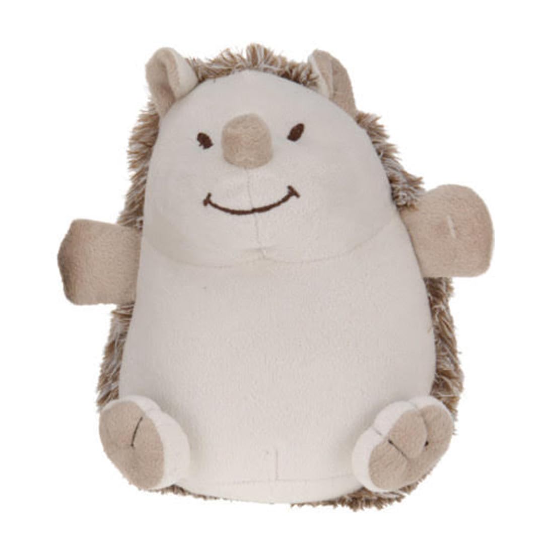 Muddy Hands Cream Fabric Animal Door Stop Stopper Home Office Stuffed Filled Heavy Novelty Decoration Doorstop (Upright Hedgehog )