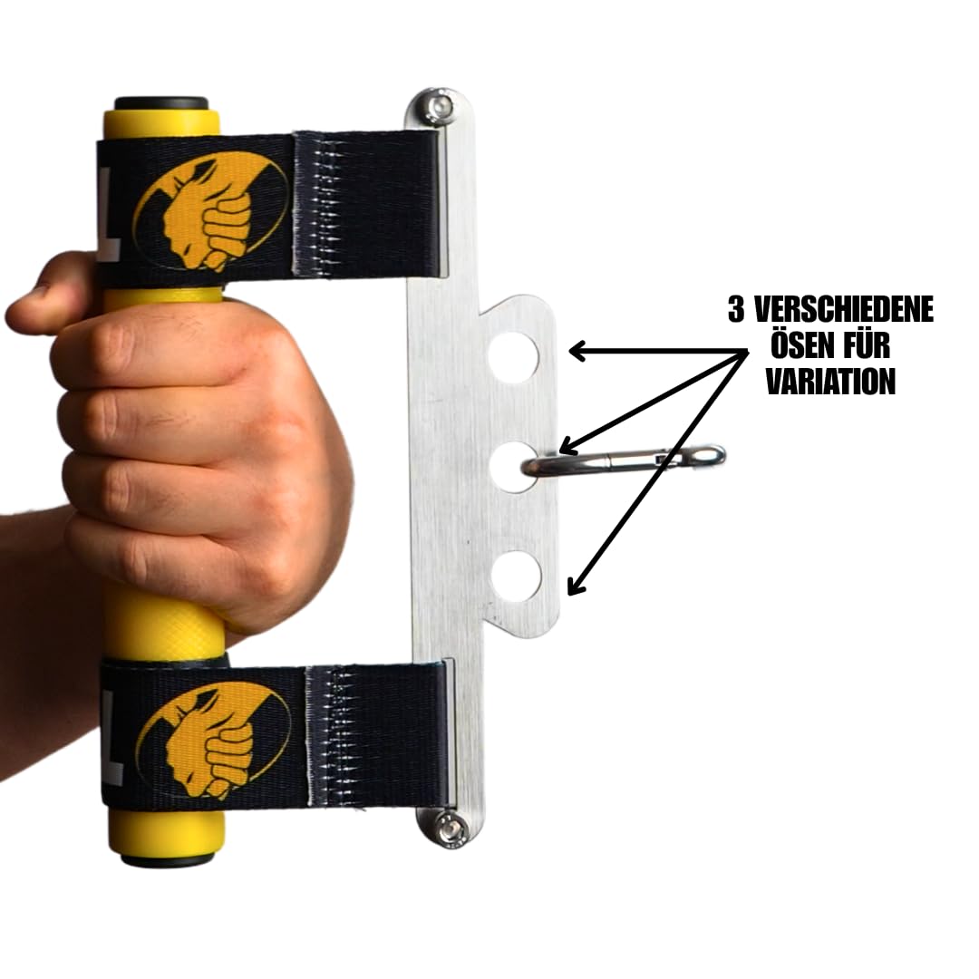 Wrist Wrench Wrist Roller | Finger & Handtrainer, Avambraccio per cavo | Armwrestling, bodybuilding, fisioterapia