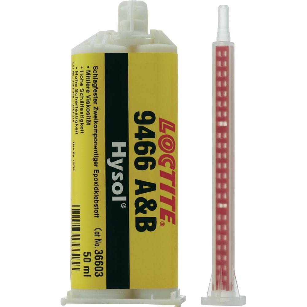 451198 LOCTITE EA 9466 A&B 2:1 DUAL CARTRIDGE 50ML