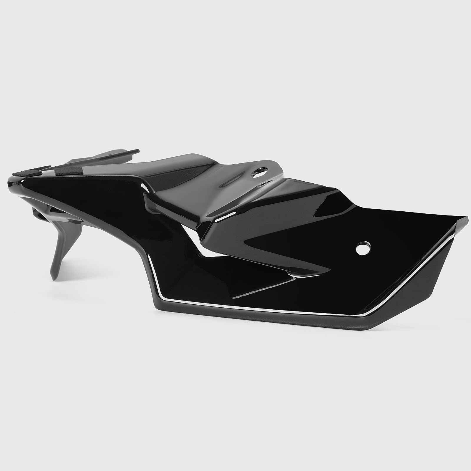 WOOGA Kit d'aile aérodynamique pour Moto aileron Avant Nu Couvre-Nez en Forme de Bec pour Ka&WA&sa&ki Z900 Z 900 Z-900 Accessoires 2020 2021 2022 2023 2024 (Noir Brillant)