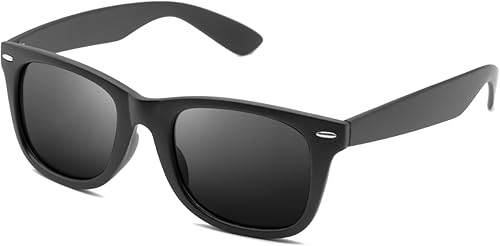 Dohia Gafas de sol polarizadas para hombres y mujeres, gafas de sol retro D1-2306-FGPGMJ