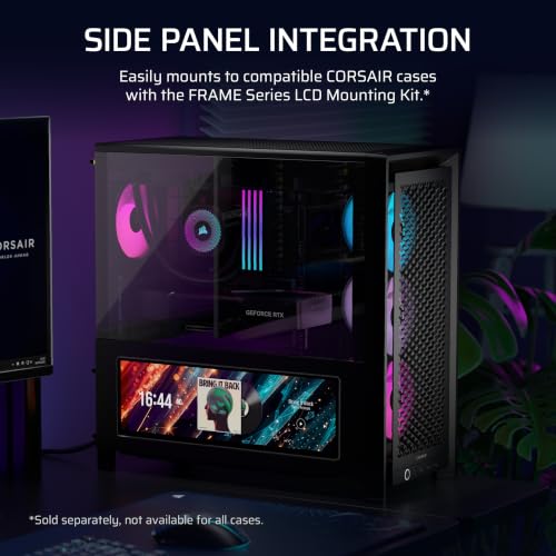 Image of Corsair XENEON Edge 14.5 inch 2K Portable LCD HDMI USB C Touchscreen - Smoke | 2560 x 720, 60Hz, AHVA, USB C DP Alt Mode, Internal and External Mounting, 5-Point Multi-Touch, iCUE, for Windows PC