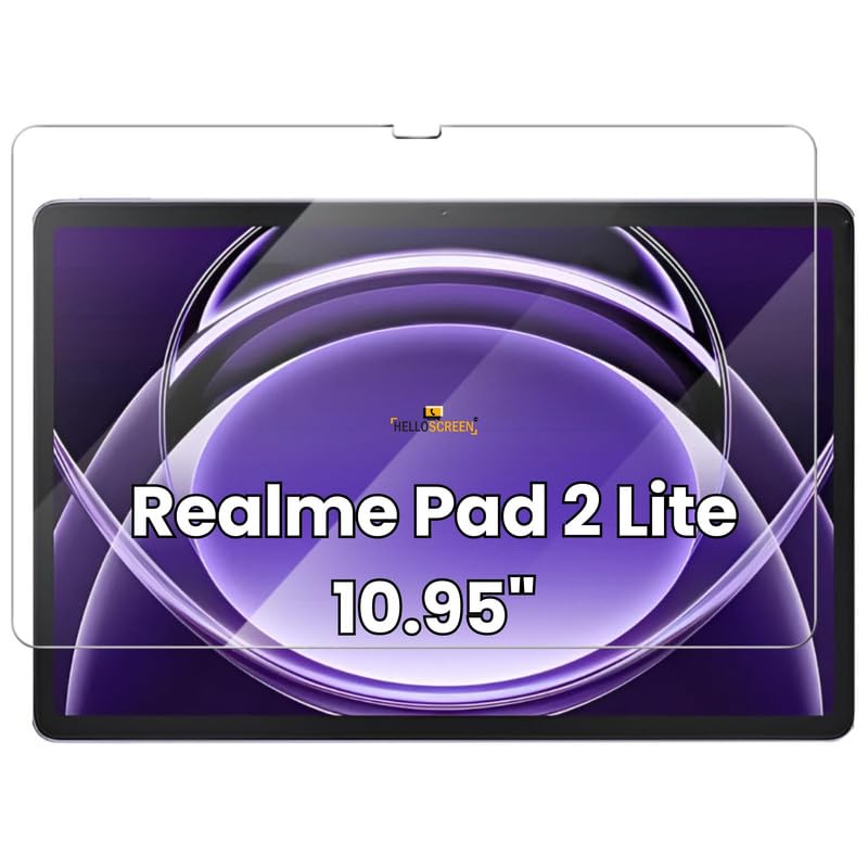 Image of Screen Protector for Realme Pad 2 Lite 10.95 inch, |1 Pack| HD Clear Flexible PET Film, 9H Hardness, Anti-Scratch, Bubble-Free Install (Not Tempered Glass)