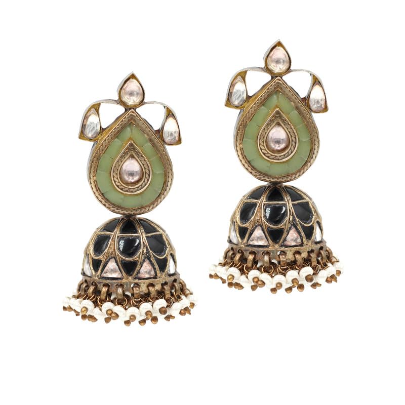 Sangeeta Boochra 925 Sterling silver Jhumki|Fine Jewellery for Women & Girls | Certificate of Authenticity and 925 Stamp | Handcrafted (B0CGJFJF5J) Amazon Price History, Amazon Price Tracker