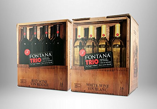 Fontana Trio Wine Kit 16 lt. French Trio - Chardonnay - Muscat - Chenin Blanc