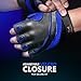 DXM SPORTS Workout Gloves for Men and Women, Gym Weight Lifting Gloves with Wrist Support - Breathable, Anti-Slip Gloves for Exercise, Fitness, Cycling, Training, Outdoor Sports (Blue, X-Large)