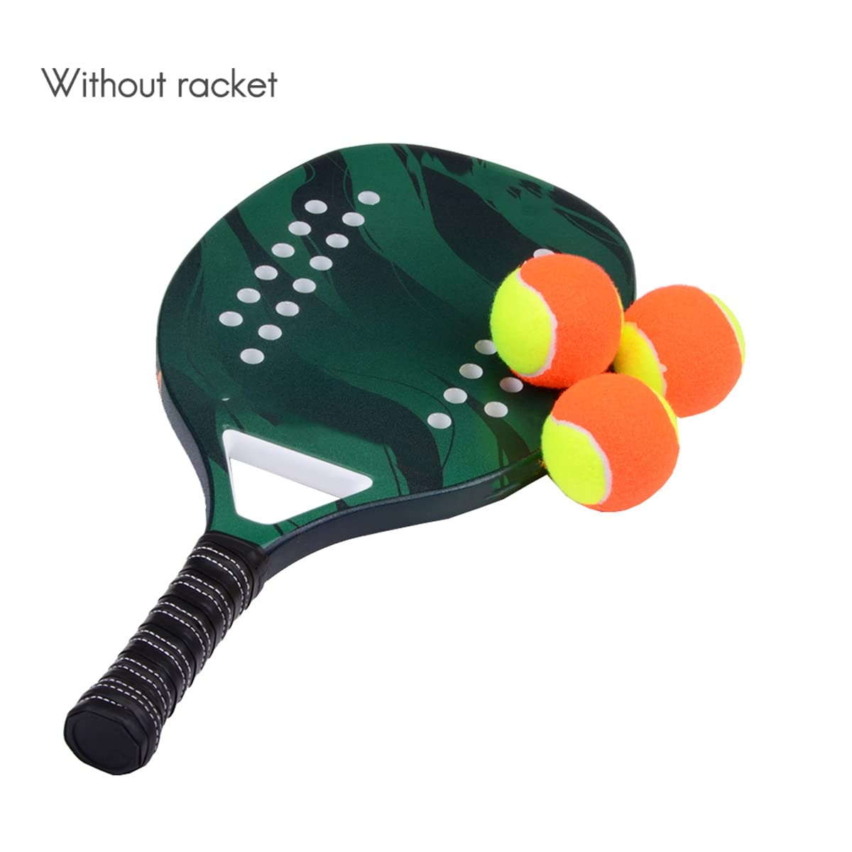 Osmond 9 Pezzi Elasticità Soft Beach Tennis Ball Palline da Tennis in Gomma per Allenamento di Alta qualità