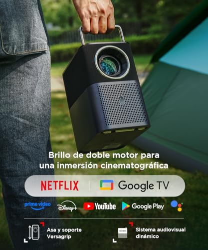 Proyector 4K TCL A1s con 600 lúmenes ISO y sonido Dolby Audio 4