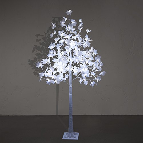 image for LIGHTSHARE 6 ft. Maple Tree - 120 LED Lights, Warm White, Cold White L