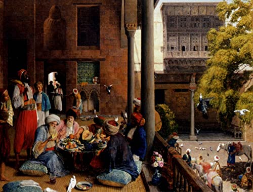 Peinture Poster Affiche Décorative Graffiti Art Mural le repas de midi du Caire 60x90cm