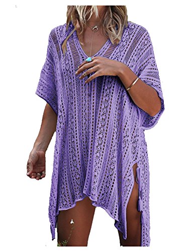 Image of HARHAY Women's Summer Swimsuit Bikini 2023 Beach Swimwear Crochet Cover up