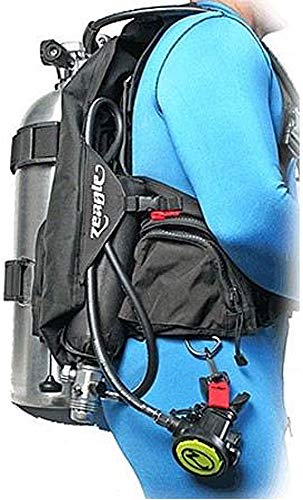 New Oceanic Ocean Pro Eclipse Mask and Oasis Drop Away Snorkel Set - Blue