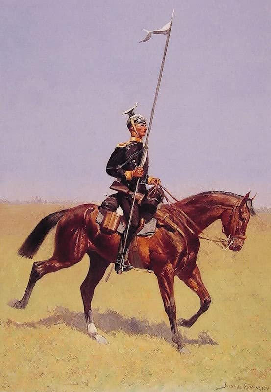 Uhlan de Frederic Remington : Toile Décorative Idée Cadeau Salon