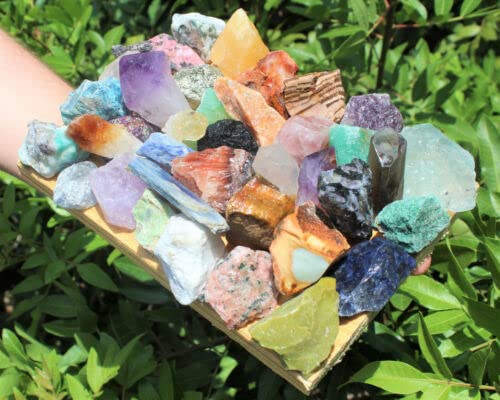 Gemme di Artigiani Misti sfusi da 1000 carati Cristallo Naturale Grezzo Grezzo Decorazione della Stanza