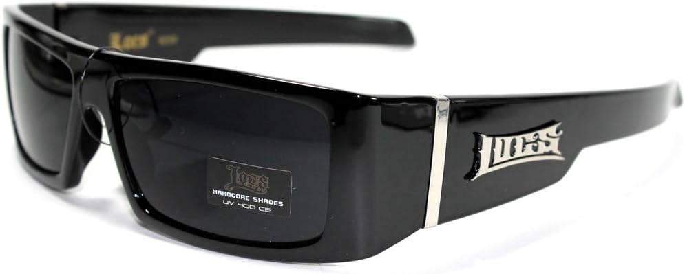 LC25 S1 LOCS Hardcore Shades Dark Men's Sunglasses with Protective Soft Pouch