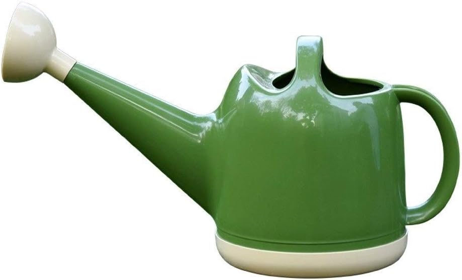 Watering Can Gardening Watering Flower Watering Can PP Resin Large-Capacity Vegetable Watering Kettle Long Mouth Watering Can Decorative Watering Can(Green)