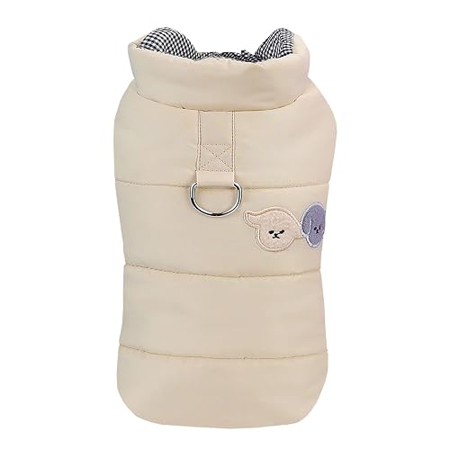 Izefia Ropa de Abrigo de Perro Ropa de Clima Frío Chaqueta A Prueba de Viento Revestimiento Chaqueta Térmica…