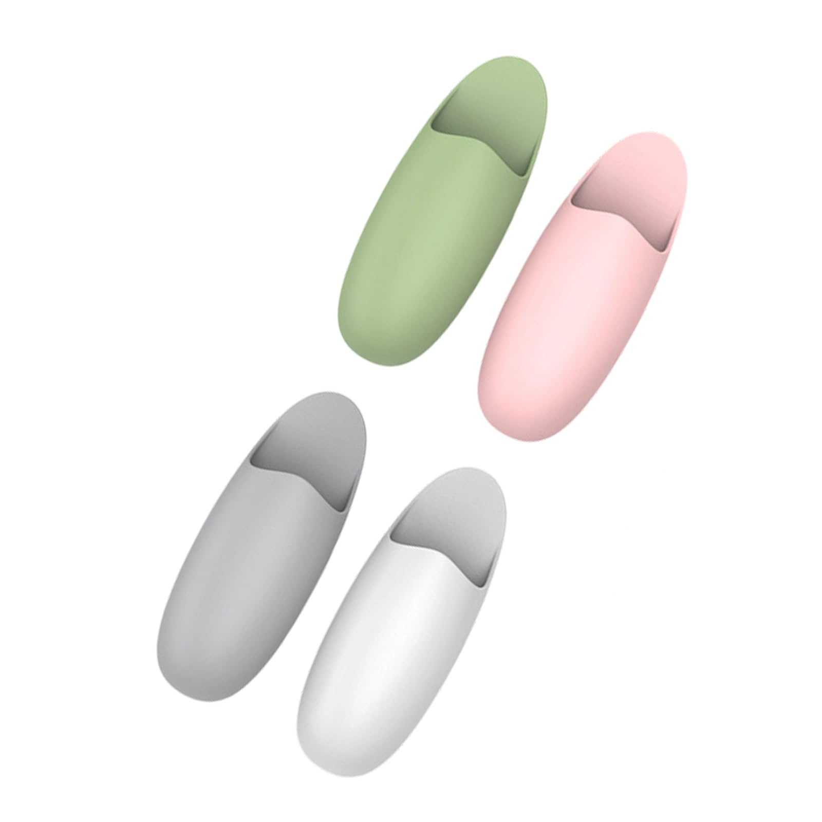 HZBB 4pcs Small Silicone Rice Cooker Spoon Holder for Kitchen Storage and Organization with Compact Design Spoon Rack Electric Toothbrush Stand