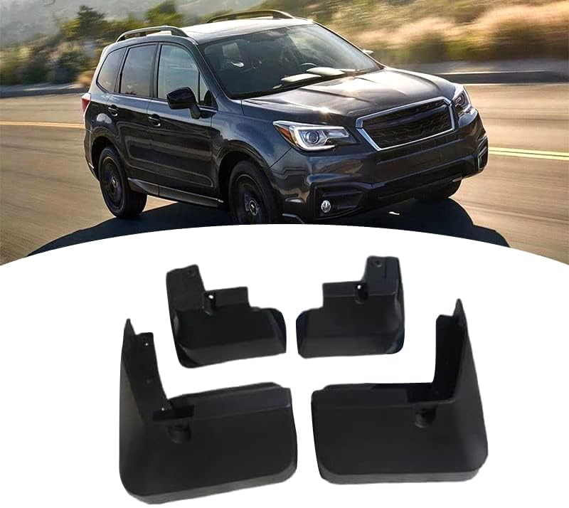 Garde-Boue pour Subaru Forester 2013-2018 Kit Avant Arrière Pare-Boue Résistant 4 Pièces