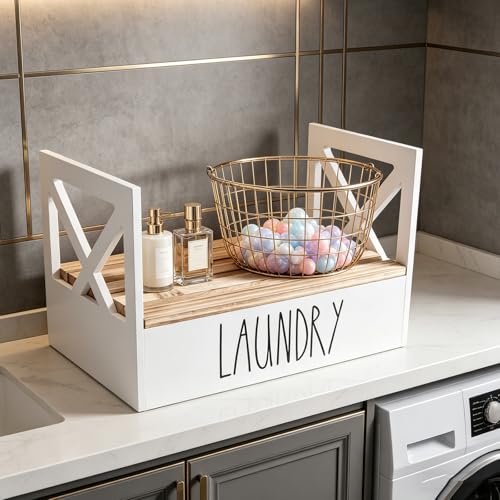 Espaces de Buanderie Rangés avec la Solution Gain de Place - 7