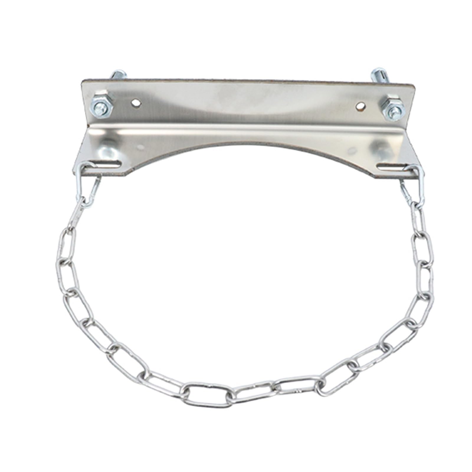 Generico Supporto per bombole di Ossigeno in Acciaio Inox - Resistente e Sicuro per Uso Interno/Esterno in ospedali, cliniche e fabbriche - Soluzione Ideale per Lo stoccaggio di apparecchiature Medic