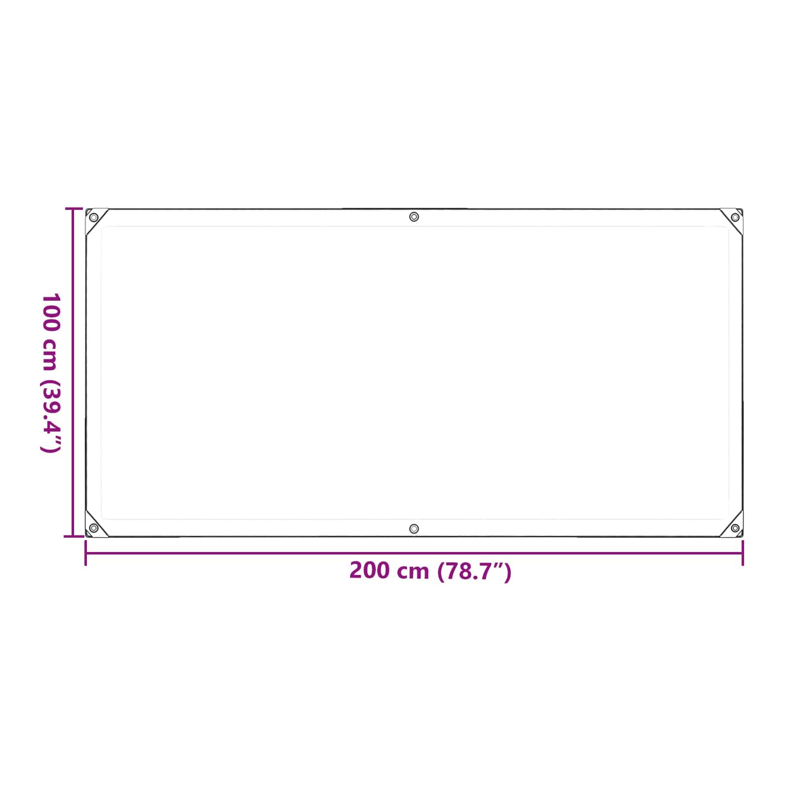 Pflanzenabdeckung Transparent PVC 1 x 2 m mit wasserabweisender Plane, reißfest und vielseitig für Gartenpflege, Mulch, Beetabdeckung, Pflanzenschutz und Bodendecker Verwendung