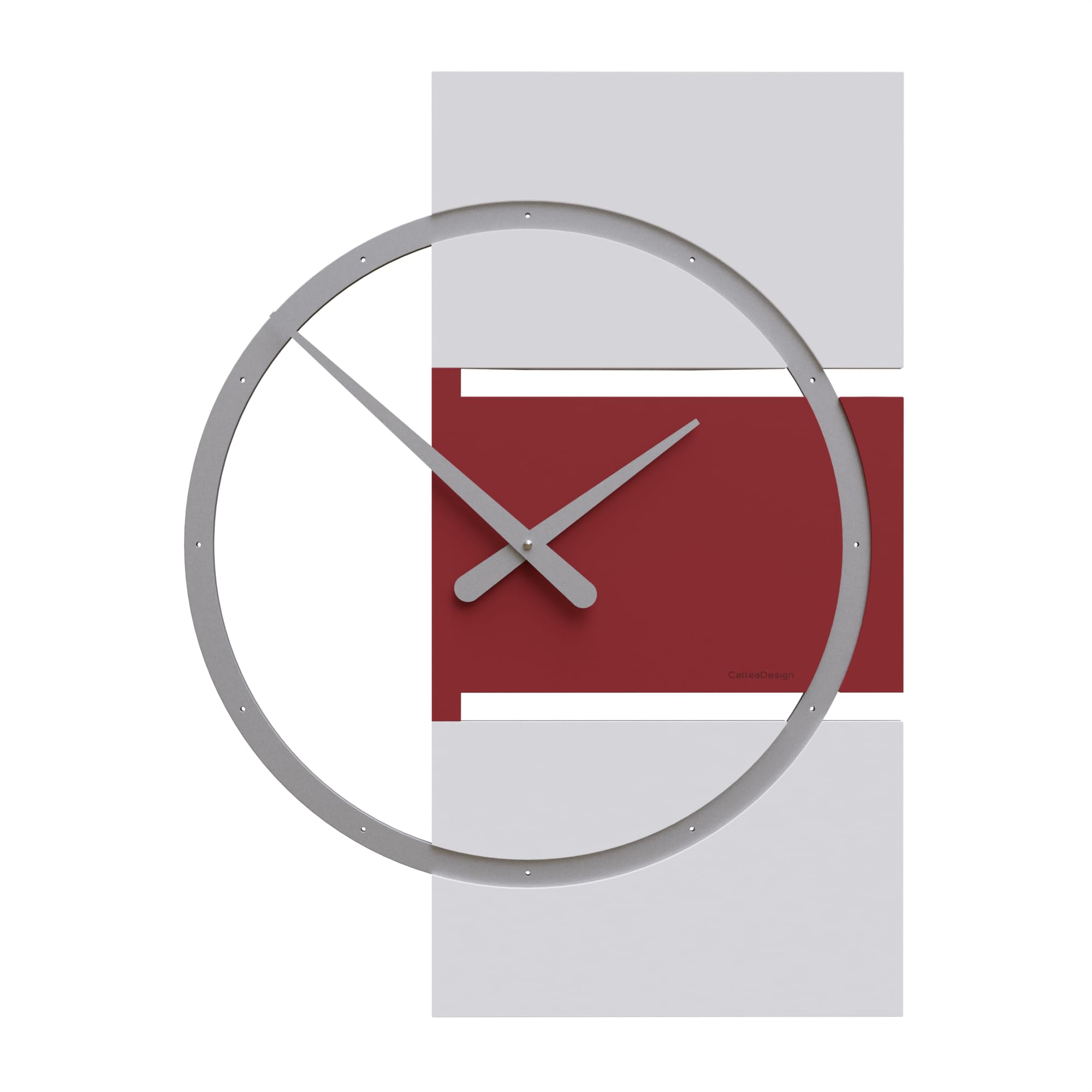 CalleaDesign 17.5 x 23.5 Wall Clock Adam (Ruby)