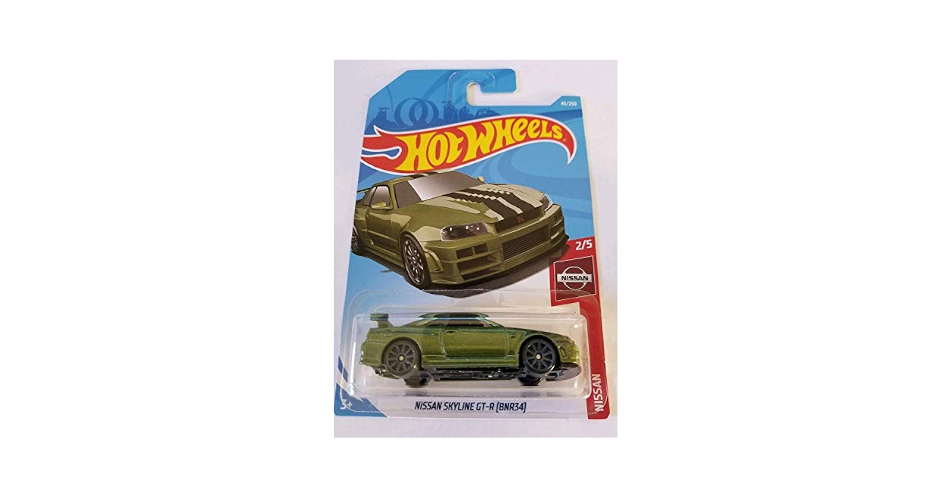 Hot Wheels 2019 Nissan Series Nissan Skyline GT-R (BNR34) 45