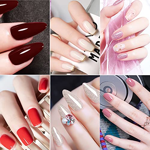 Allenbelle UV Nagellack Set Farben,Gel Nagellack Geschenkset,Shellac Set Uv Gel Nail Art,Soak Off UV LED Gel Nagellack… – Bild 3