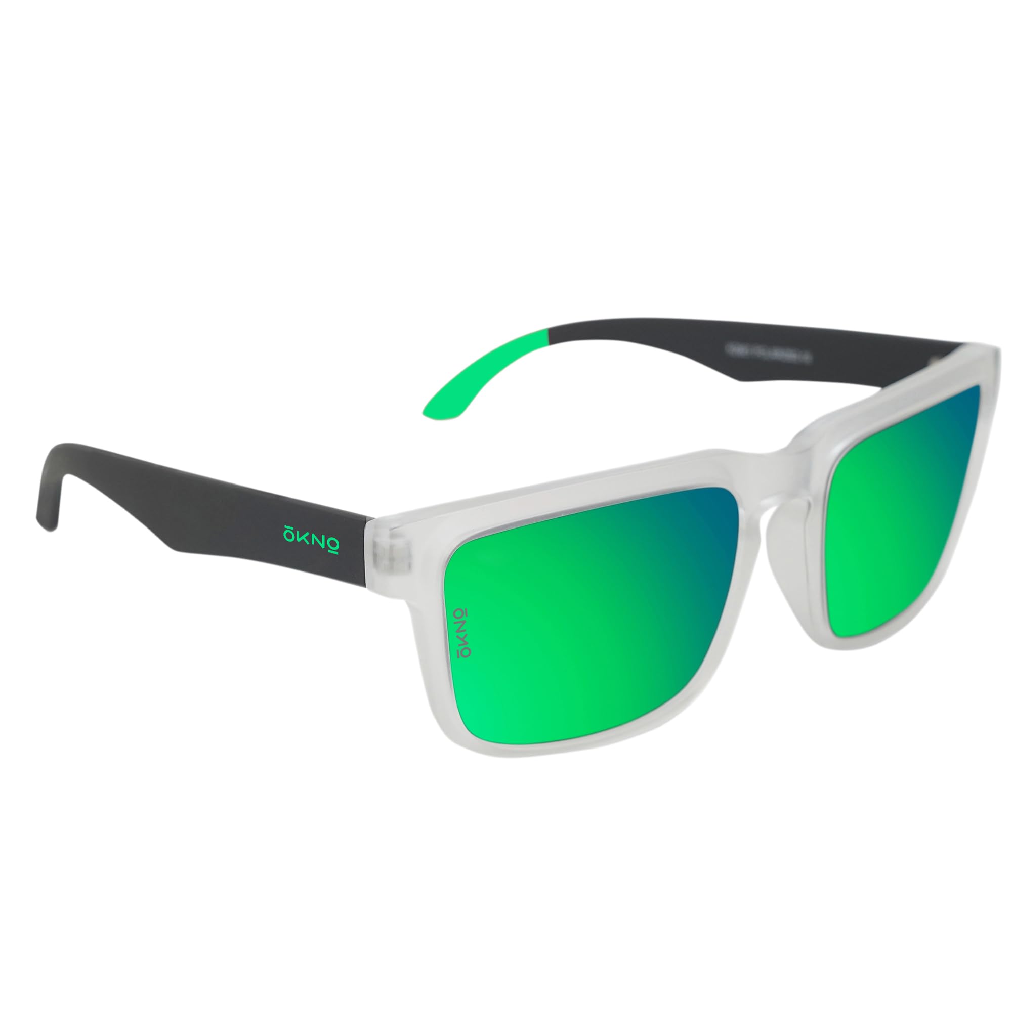 EyewearlabsOKNO | Polarized Full Rim Rectangular Branded Stylish Sunglasses For Men & Women | 100% UV Protection Shades | Cricket Sports Cycling Driving | Medium | Outlaws