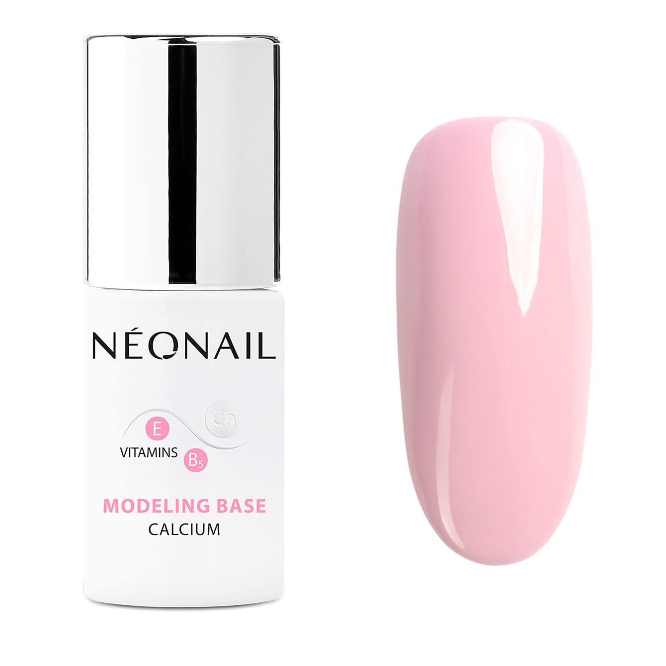 NEONAIL Pintauñas Semipermanentes 7,2 ml Base Coat Semipermanente Modeling Base Calcium Blush Boomer Esmaltes Semipermanentes Para Uñas Gel Uñas Manicura Base Esmalte Gel UV Led Laca De Uñas