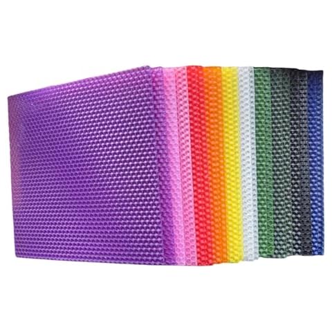 Xiangzhu DIY Candles Sheet, Make Your Own Beeswax Candle Kit - 20 pcs in 10 Colors 8 * 8inch with Cotton Wicks, Make Ideal Candles for Kids and Adults Cover