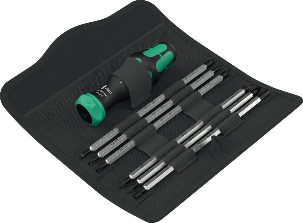 Wera Multicolour Kraftform Kompakt Vario Ra, 7 Pieces - 05051540001