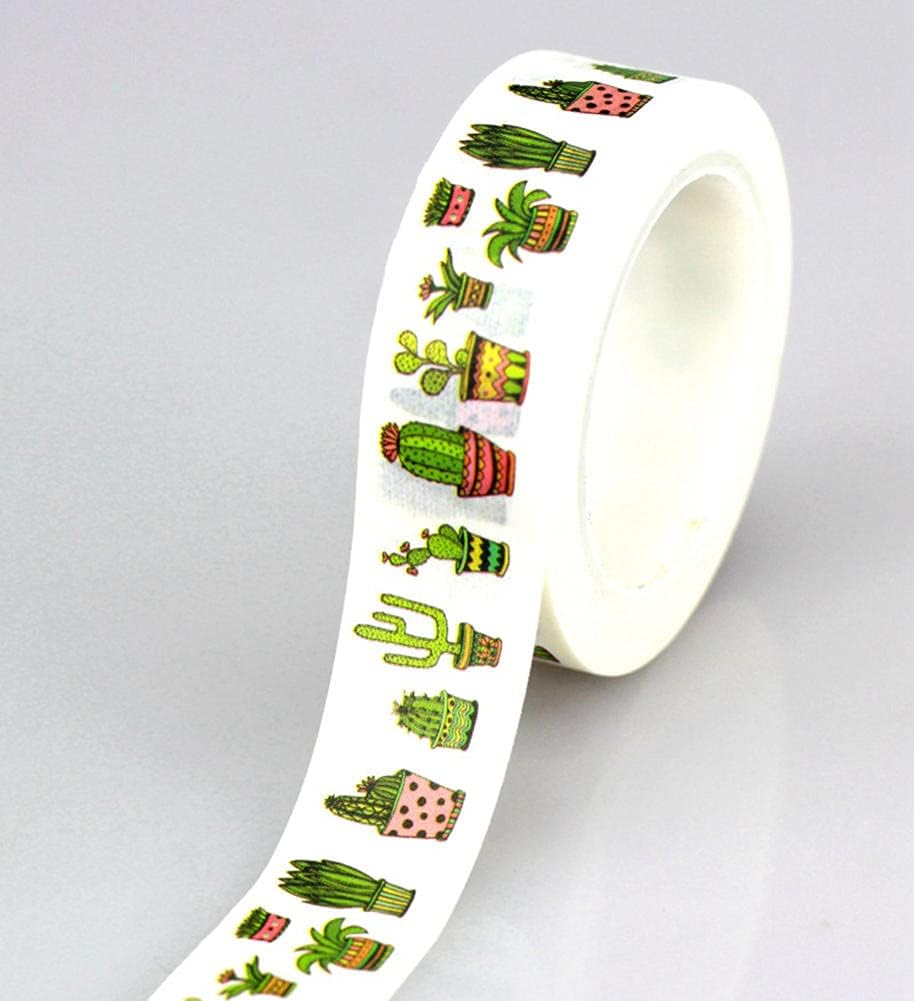 Ashdelk 装飾的な鉢植えの植物テープ紙diyスクラップブッキングプランナー接着剤サボテンマスキングテープ文房具 交換無料 Ashdelk 装飾的な鉢植えの植物テープ紙diyスクラップブッキングプランナー接着剤サボテンマスキングテープ文房具 交換無料