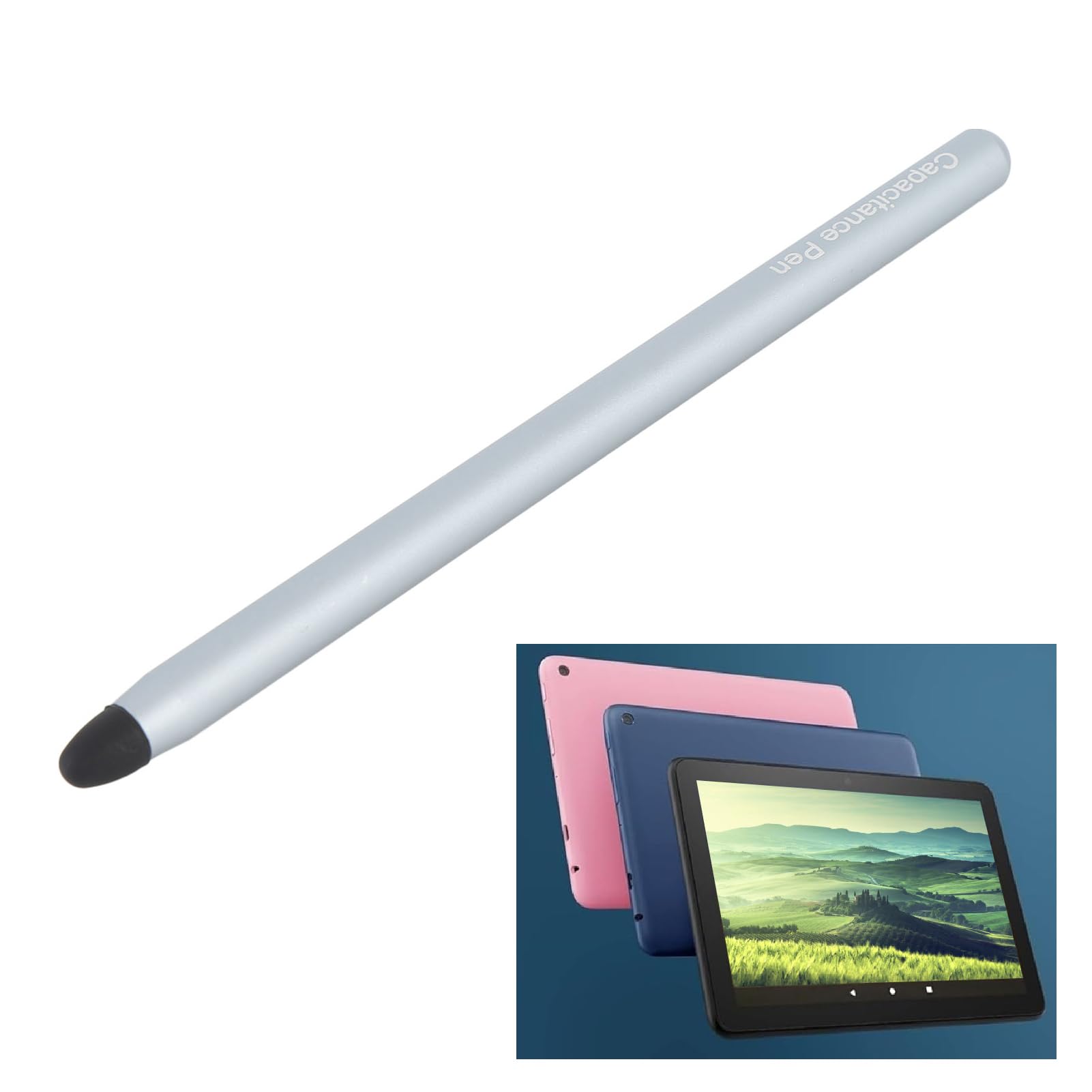 PUSOKEI Lápiz Táctil para Tableta de Aleación de Aluminio |2 Lápices ópticos para MAX 11 HD 10 Tab A9 A8 A7 A7 Lite (Blue)
